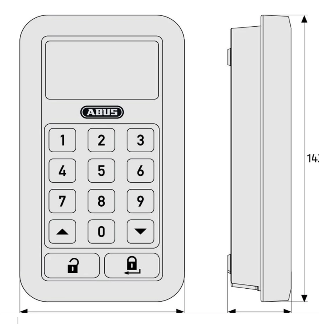 abus-pro-cft3000w-klawiatura-zamek-kodowy-stan-uzywany