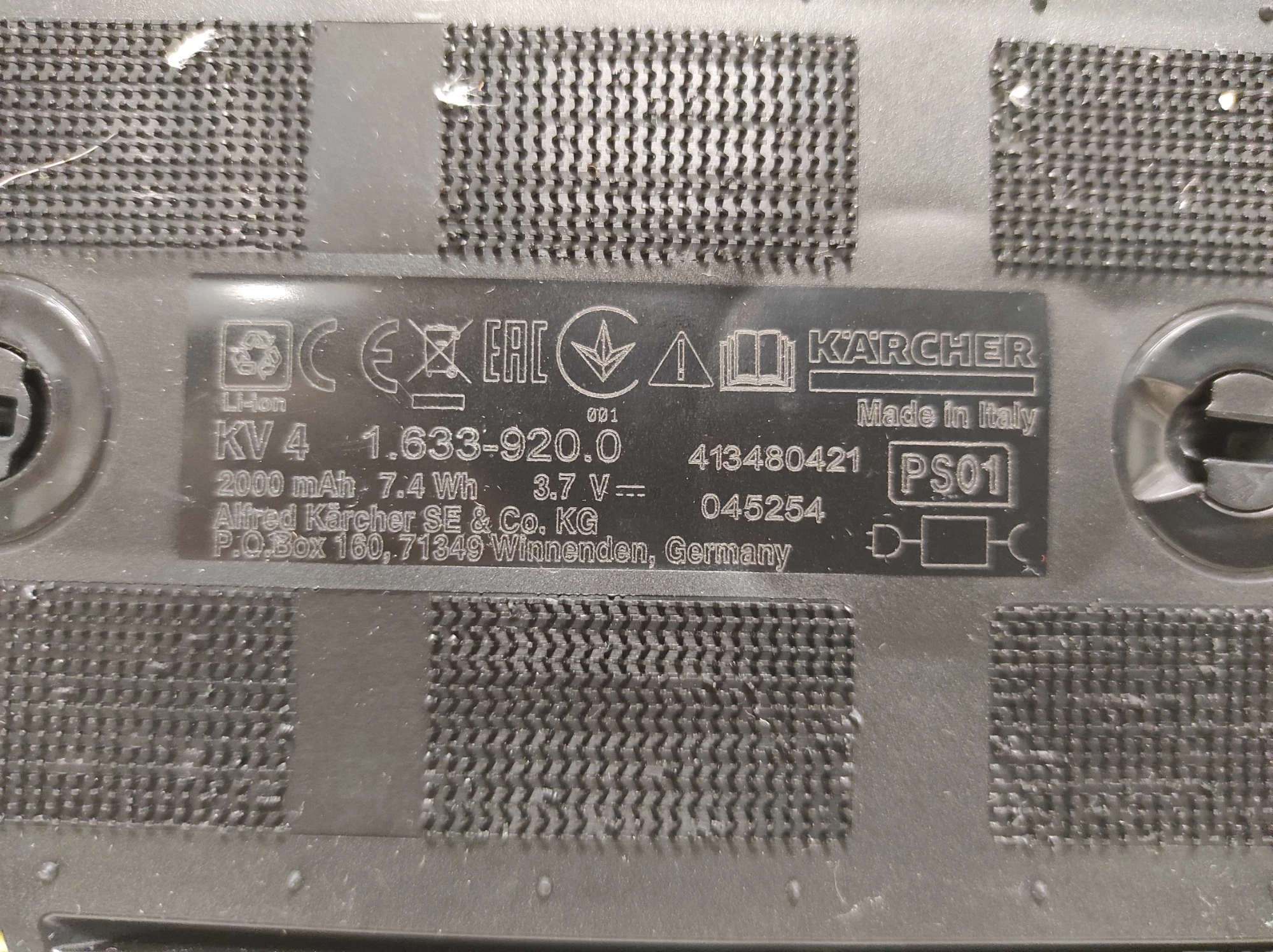 pad-wibrujacy-karcher-kv4-bialy-stan-uzywany