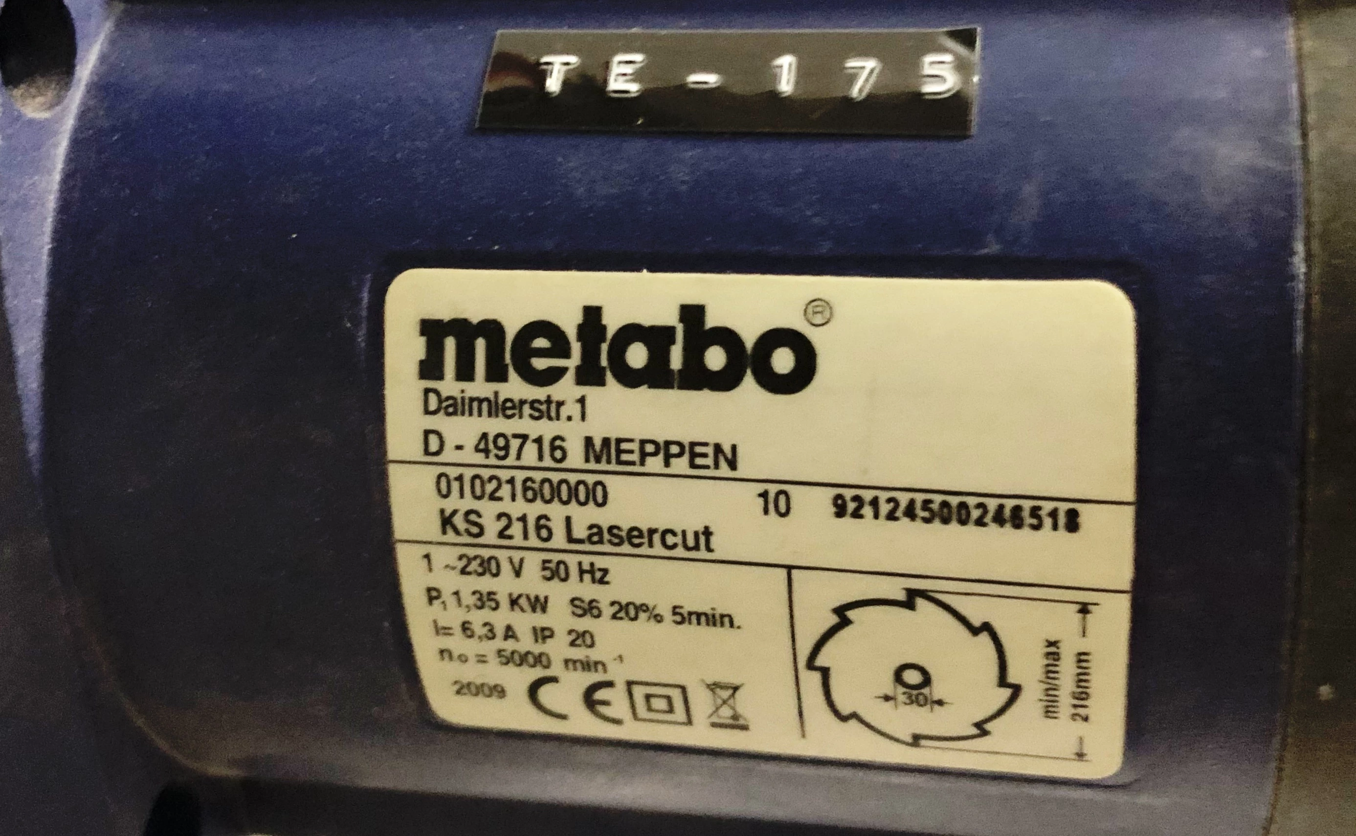 pila-ukosnica-metabo-d-49716-meppen-stan-uzywany