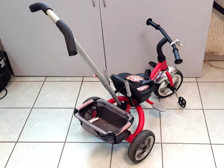 ROWER TRÓJKOŁOWY DLA DZIECI LUXUS TRIKE CZERWONY