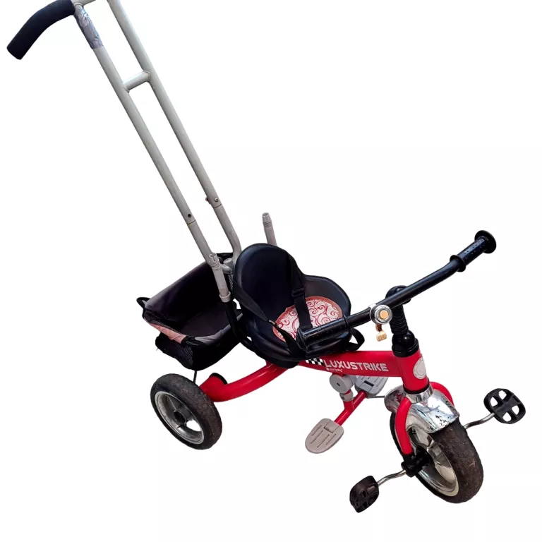 ROWER TRÓJKOŁOWY DLA DZIECI LUXUS TRIKE CZERWONY