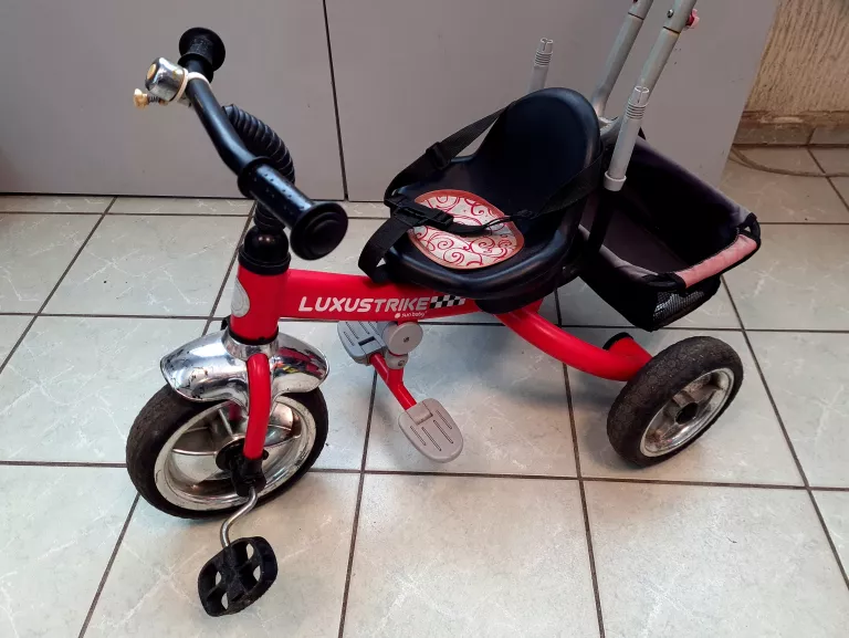 ROWER TRÓJKOŁOWY DLA DZIECI LUXUS TRIKE CZERWONY