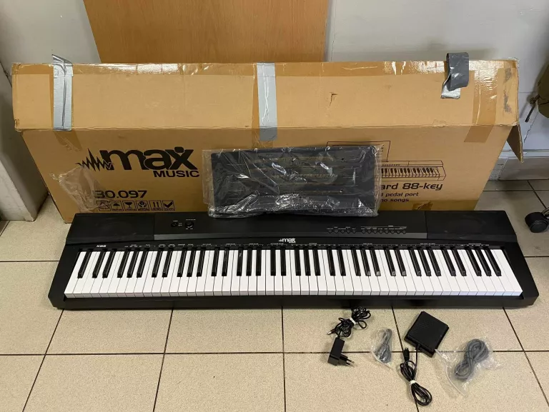 PIANINO CYFROWE MAX MUSIC KB6 KOMPLET