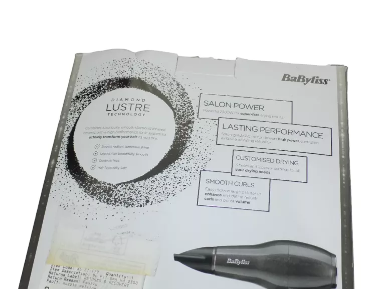 SUSZARKA DO WŁOSÓW BABYLISS D6490DE (BRAK)