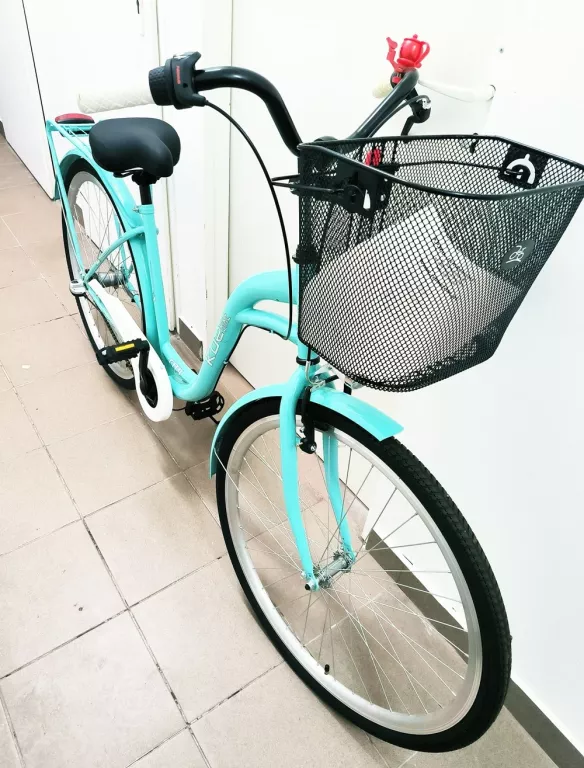ROWER KOZBIKE 28" MIEJSKI TURKUSOWY