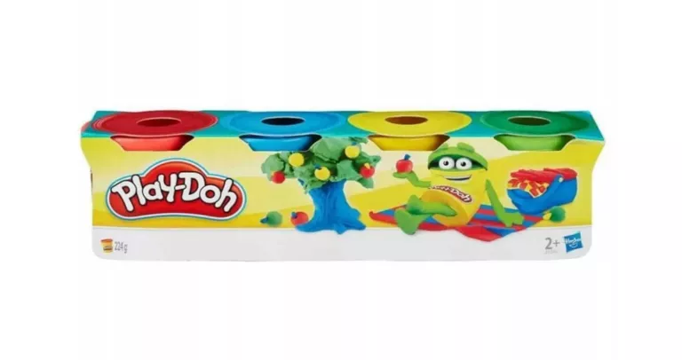 PLAY DOH CIASTOLINA ZESTAW 4 TUBY 4 KOLORY 224G