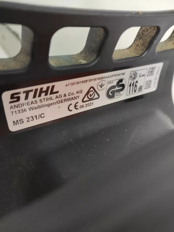 PIŁA SPALINOWA STIHL MS 231