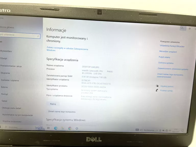 LAPTOP DELL VOSTRO 1540 INTEL CELERON/ 8/ 500GB