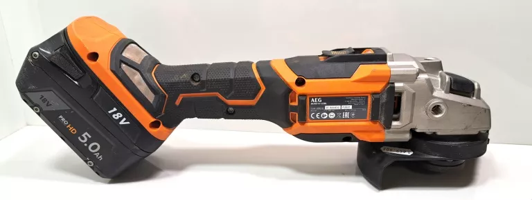 SZLIFIERKA KĄTOWA AEG BEWS18-125BL/AKU.5.0 AH