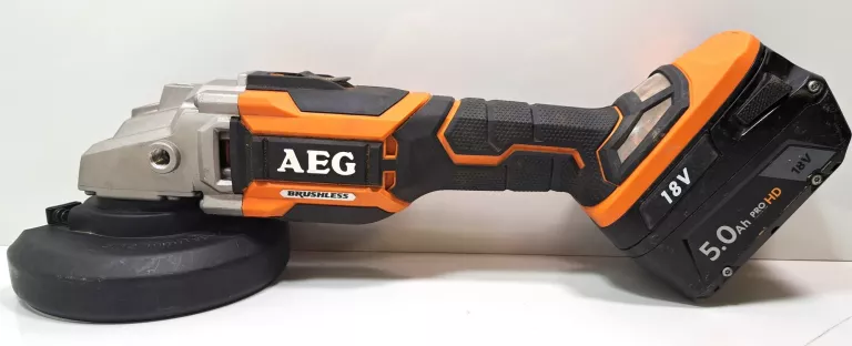 SZLIFIERKA KĄTOWA AEG BEWS18-125BL/AKU.5.0 AH