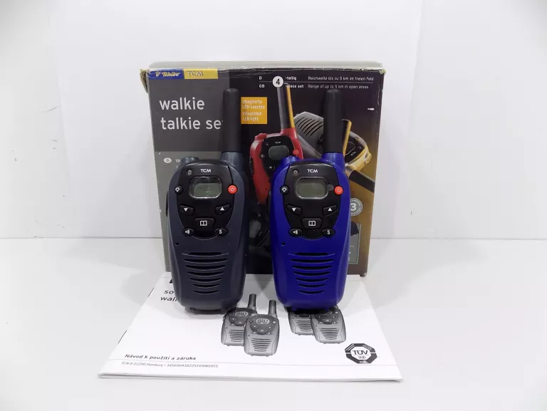 MEGA ZESTAW DWÓCH WALKIE-TALKIE TCM 234263