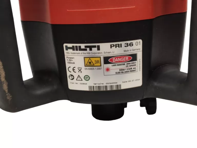 NIWELATOR LASEROWY HILTI PRI 36