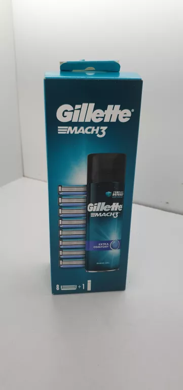 GILLETTE MACH3 8+1 WKŁADY + PIANKA