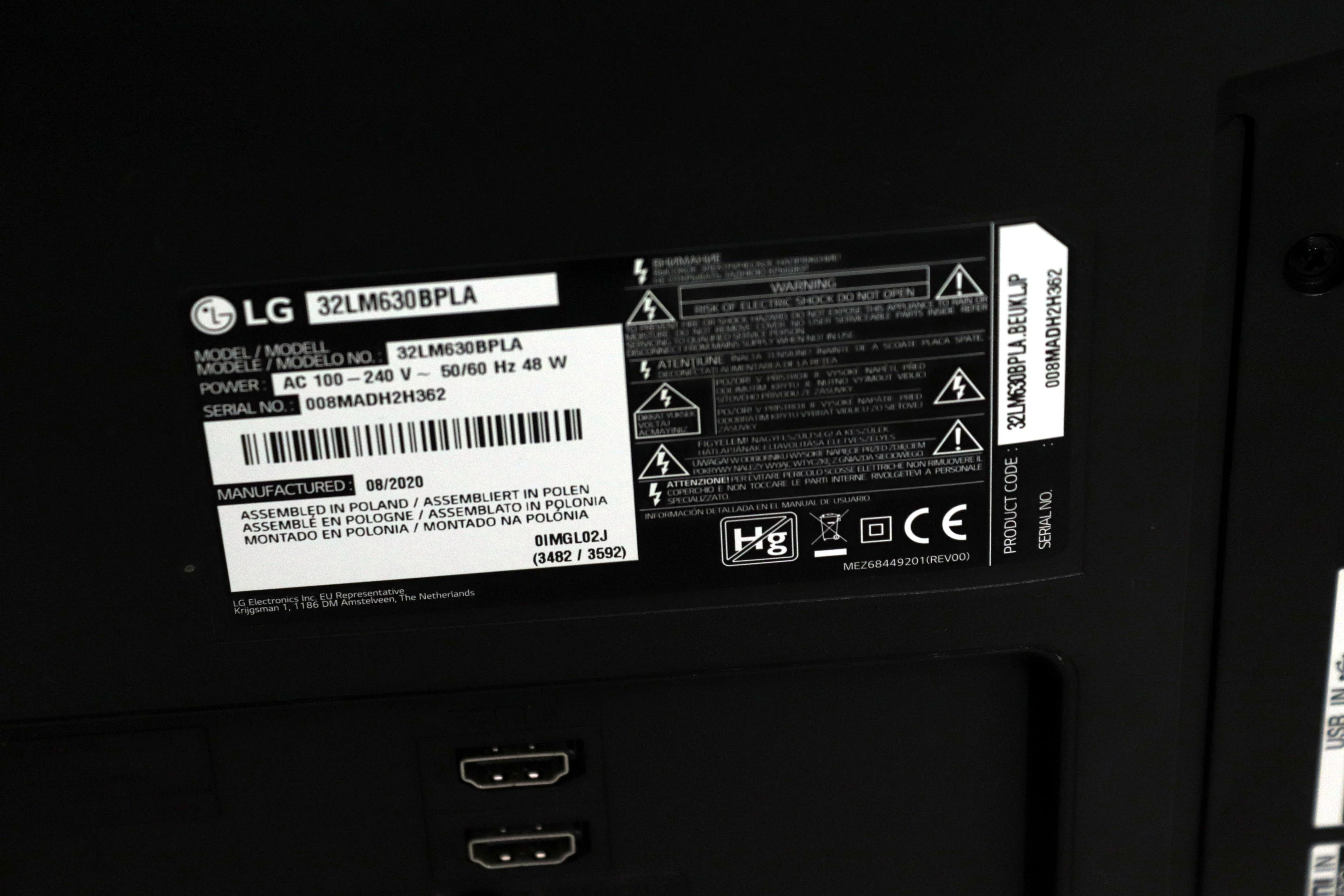 TELEWIZOR LG 32LM630BPLA | Telewizory | Loombard.pl