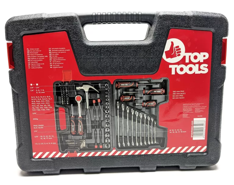 TOP TOOLS ZESTAW 73 ELEMENTY WALIZKA