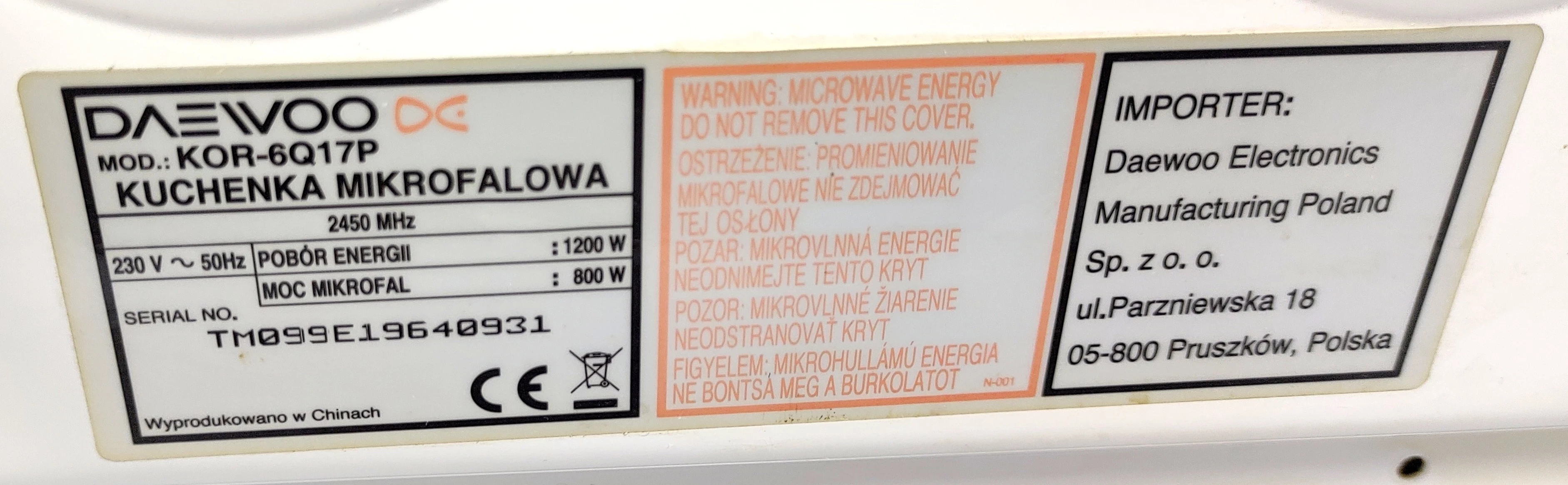 mikrofalowka-daewoo-kor-6q17p-moc-mikrofal-800