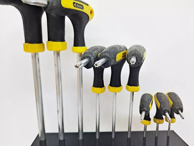 COVAL KOMPLET KLUCZY TORX 9SZT Z UCHWYTEM
