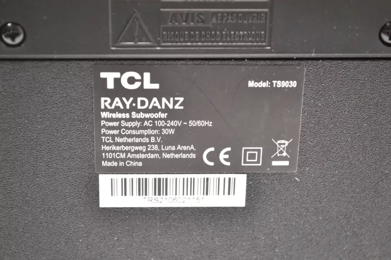SOUNDBAR TCL TS9030-EU KOMPLET PUDEŁKO