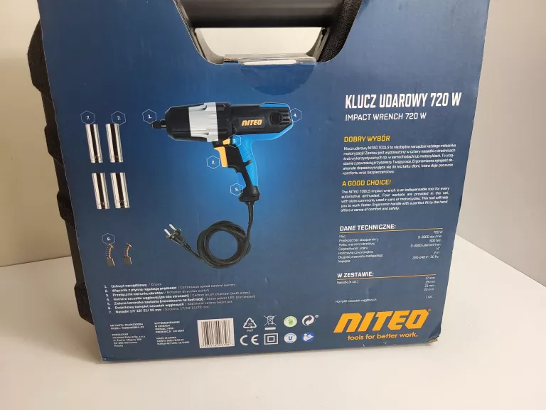NITEO KLUCZ UDAROWY 720 W