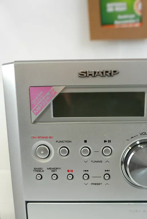 WIEŻA SHARP XL-MP35 MP3 AUX KASETA ODTWARZACZ CD