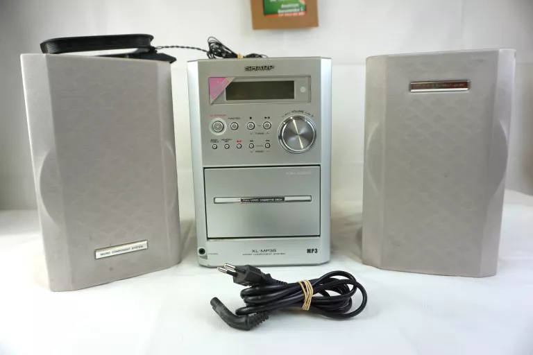 WIEŻA SHARP XL-MP35 MP3 AUX KASETA ODTWARZACZ CD