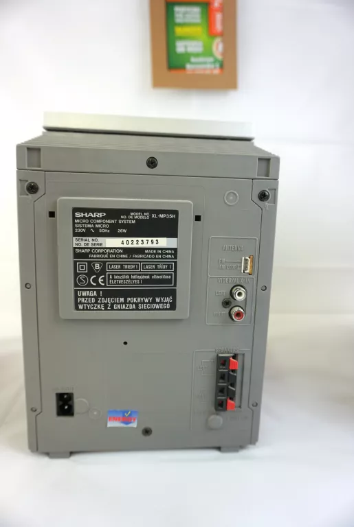 WIEŻA SHARP XL-MP35 MP3 AUX KASETA ODTWARZACZ CD