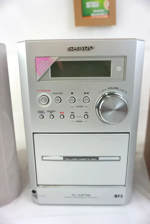 WIEŻA SHARP XL-MP35 MP3 AUX KASETA ODTWARZACZ CD