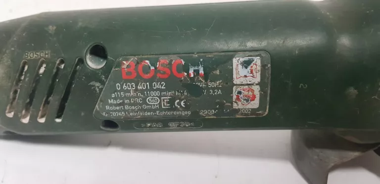 SZLIFIERKA BOSCH PWS 6-115, WALIZKA + TARCZE