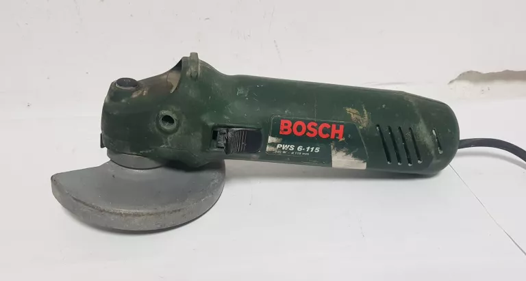 SZLIFIERKA BOSCH PWS 6-115, WALIZKA + TARCZE
