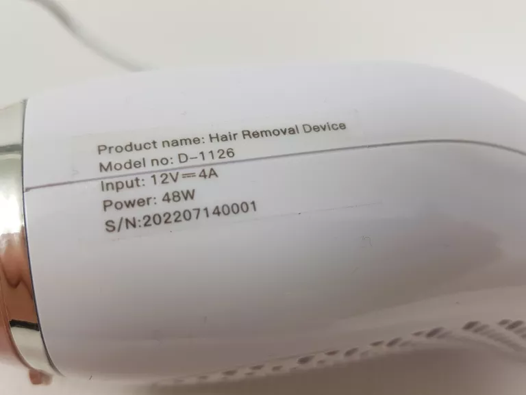 DEPILATOR LASEROWY IPL D-1126