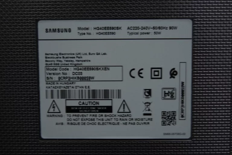 TELEWIZOR LED SAMSUNG HG40EE590SKXEN 40" FULL HD