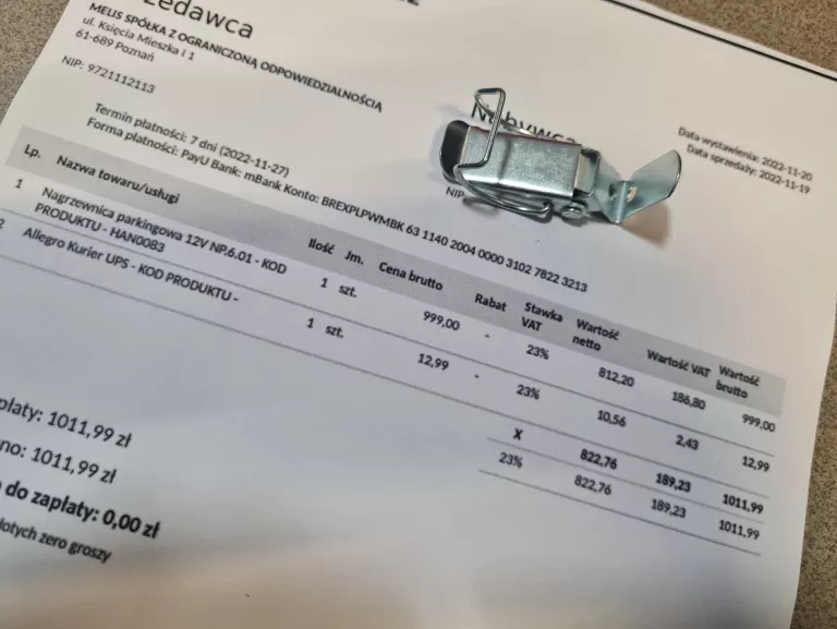 OGRZEWANIE POSTOJOWE WEBASTO AISBERG NP 5.01 8KW