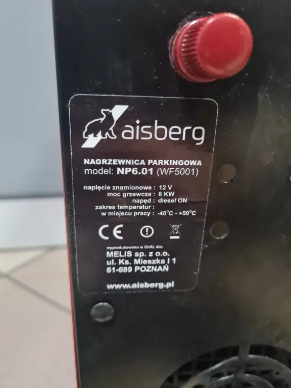 OGRZEWANIE POSTOJOWE WEBASTO AISBERG NP 5.01 8KW