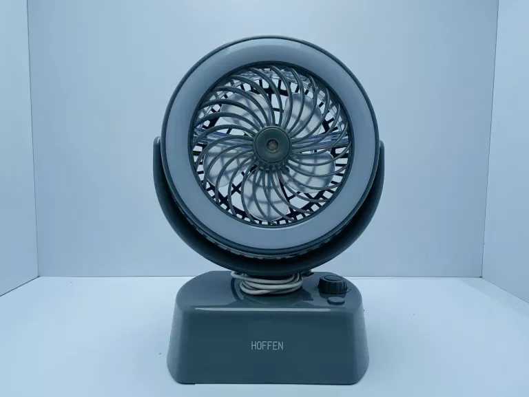 HOFFEN WENTYLATOR Z FUNKCJĄ MGIEŁKI I LAMPKĄ