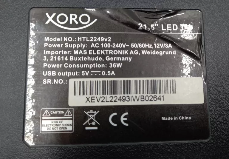 TELEWIZOR XORO HTL 2249V2