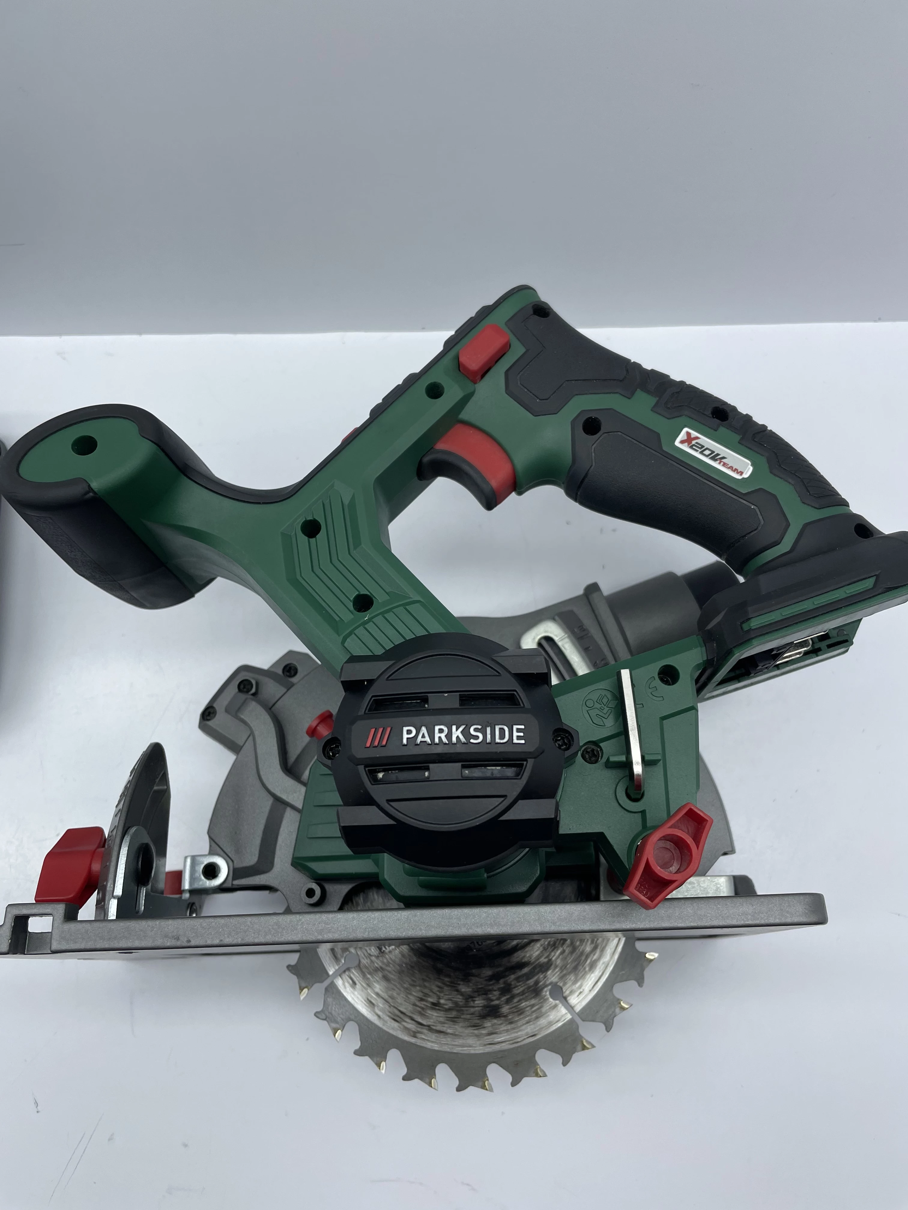 Sega Circolare A Batteria Parkside PHKSA 20-Li B3 - 20V, Senza Batteria E Caricatore | Con Guida Laser - Foto 8