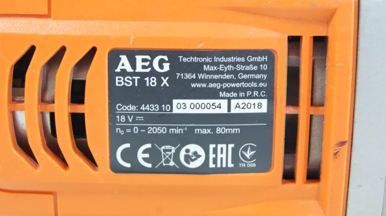 WYRZYNARKA AEG BST 18 X +2AQ +ŁAD
