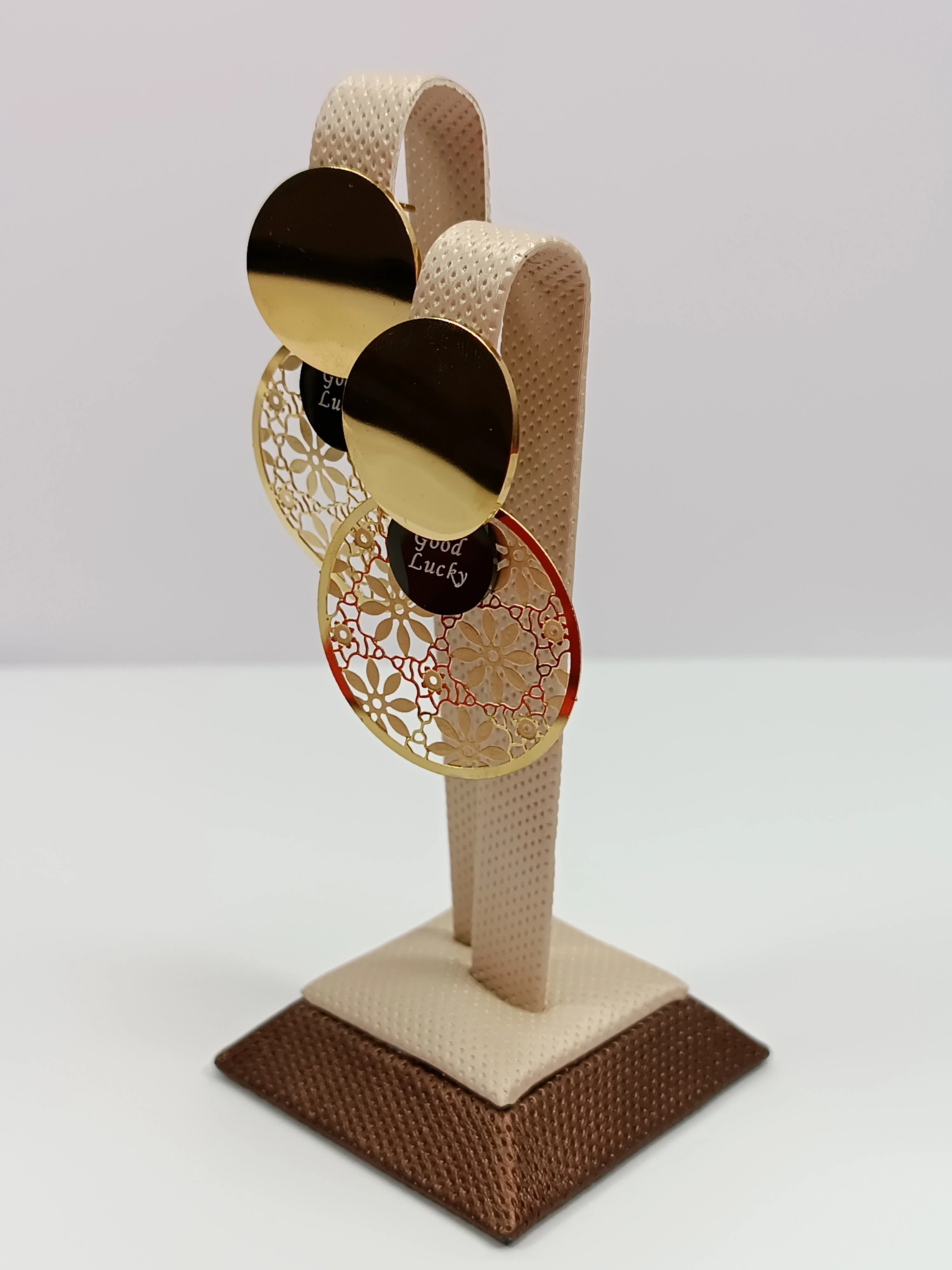 kolczyki-stal-pozlacana-azur-good-lucky-3-okregi-rodzaj-2205-2