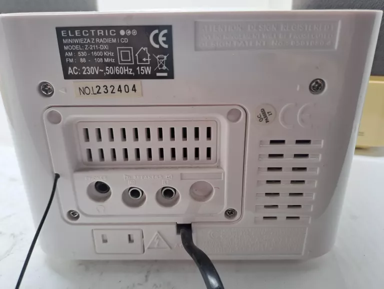 MINI WIEŻA Z RADIEM I CD Z-211-DXI