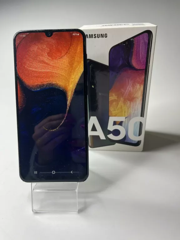 TELEFON SAMSUNG A50 4/128 GB. PĘKNIĘCIE