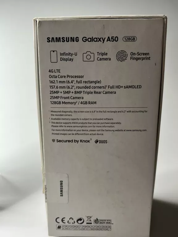 TELEFON SAMSUNG A50 4/128 GB. PĘKNIĘCIE