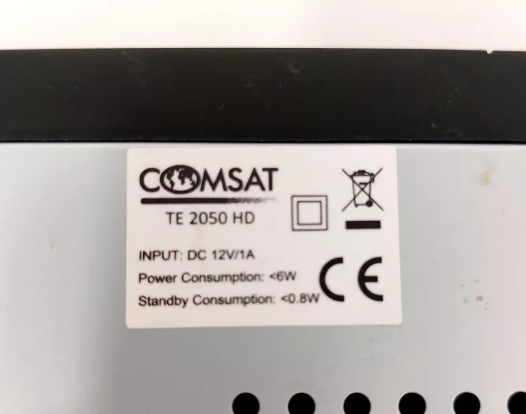 TUNER TV COMSAT DVB-T2 HEVC TE 2050 HD