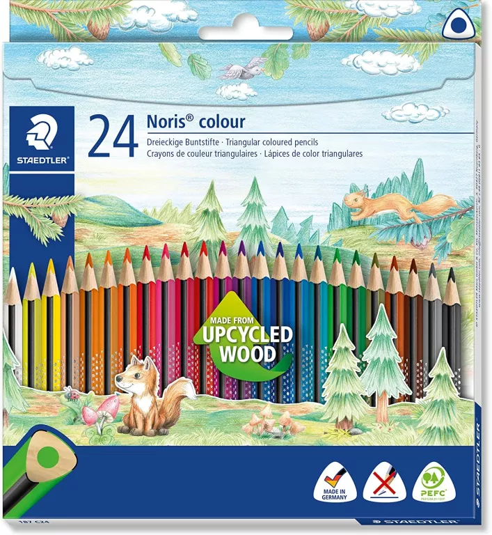 KREDKI TRÓJKĄTNE NORIS COLOUR 36 KOLORÓW STAEDTLER