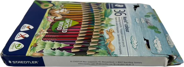 KREDKI TRÓJKĄTNE NORIS COLOUR 36 KOLORÓW STAEDTLER