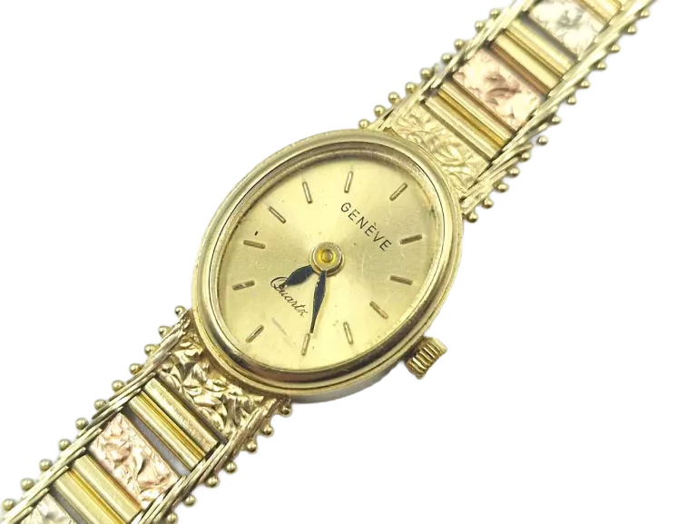 ZŁOTY ZEGAREK DAMSKI GENEVE - 585 14K 19,55G