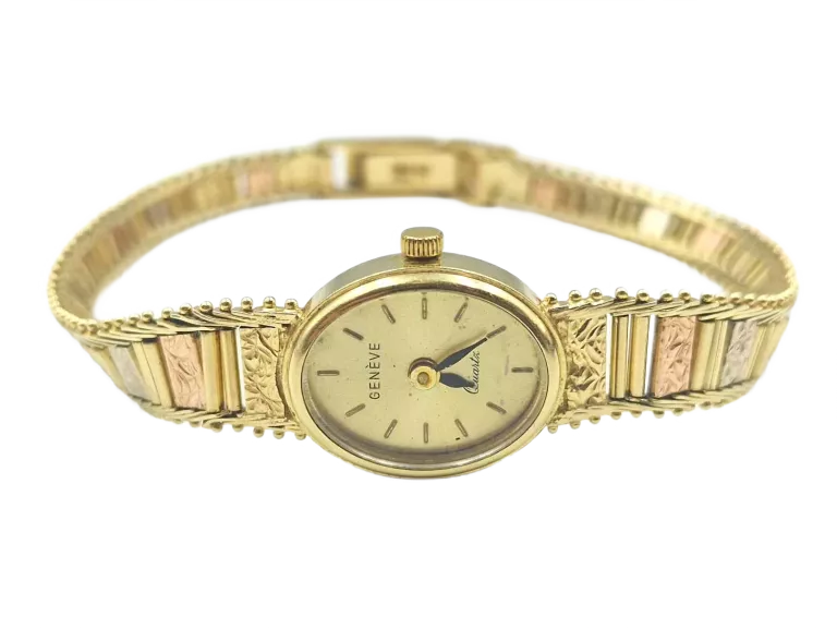 ZŁOTY ZEGAREK DAMSKI GENEVE - 585 14K 19,55G