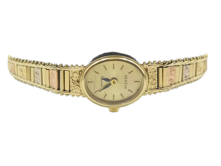 ZŁOTY ZEGAREK DAMSKI GENEVE - 585 14K 19,55G