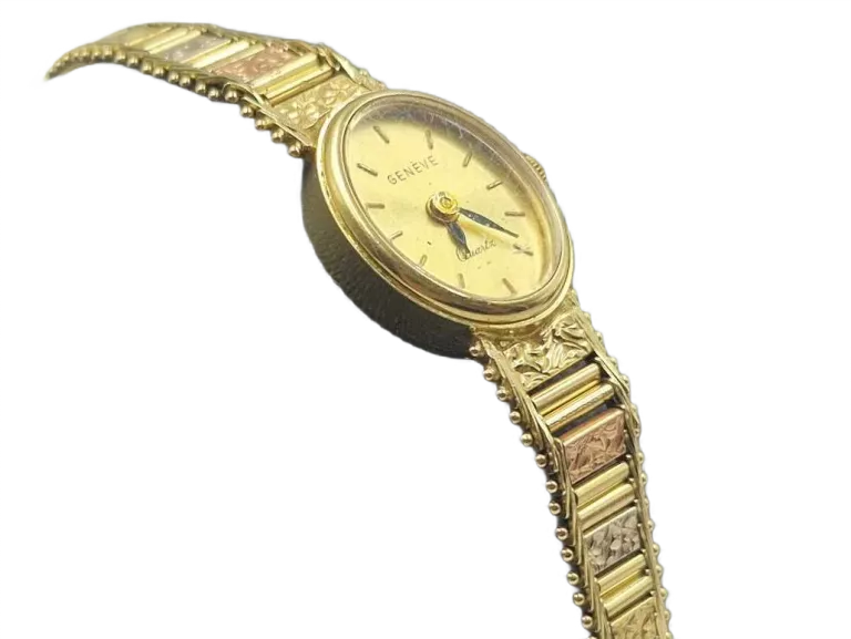 ZŁOTY ZEGAREK DAMSKI GENEVE - 585 14K 19,55G