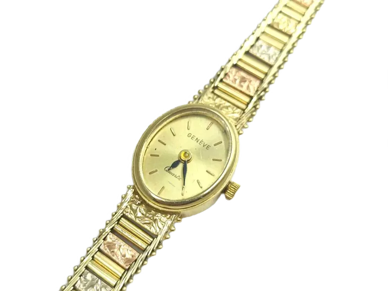 ZŁOTY ZEGAREK DAMSKI GENEVE - 585 14K 19,55G