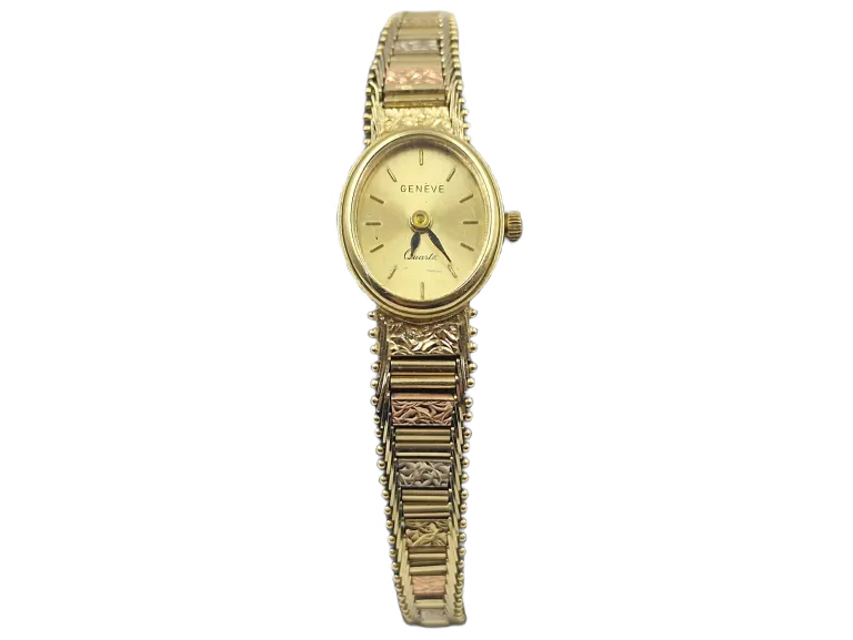 ZŁOTY ZEGAREK DAMSKI GENEVE - 585 14K 19,55G
